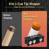 Vefungyan Pool Cue Tips Replacement Kit: 11 in1 Billiards Pool