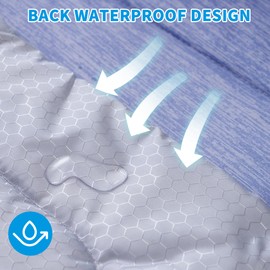 MARUNDA Dog Cooling Mat, 27" x 20" Thicken Waterproof Cooling Mat for Extra Large Dog, Q-MAX>0.5 Ice Cool Fabric-Cool on Contact，Easy Washable Pet Pad in Summer