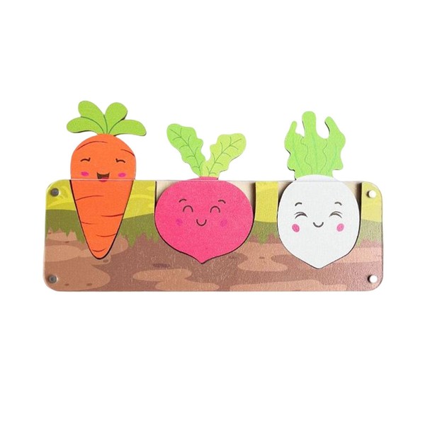 Sharplace Montessori Busy Board DIY Accessories Pull Carrot Toy, Children's