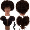 African Mannequin Head with 100% Human Hair Mannequin Head Curly