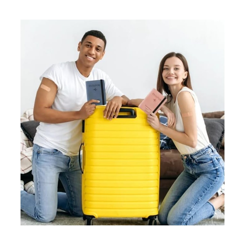 Cartera para Pasaporte RFID, Pasaporte Funda para Mujeres, Porta de
