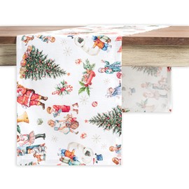 Maison d' Hermine Chromo 100% Cotton Table Runner for Parties | Dinner | Holidays | Kitchen | Thanksgiving / Christmas (50 cm x 150 cm)