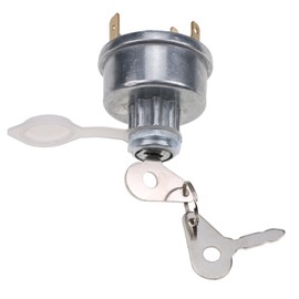 Solarhome Ignition Switch with 2 Keys 1874535M3 3107556R92 K203992 Compatible with Massey Ferguson Tractor 230 231 235 240 243 250 253 255 263 270 275 282 David Brown 1190 1194 Case 238 248 258