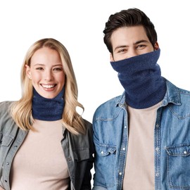 OCTEEN Winter Neck Warmer Fleece Neck Gaiter Windproof Scarves Mask For Women Men