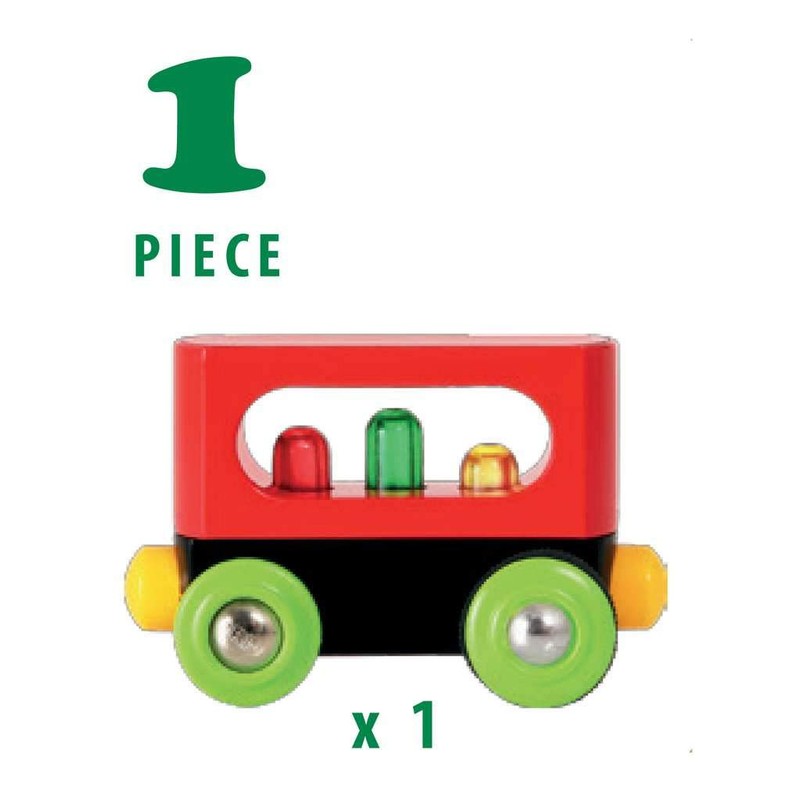 BRIO My First Railway Light up Wagon Toddler Toy for