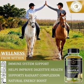 Soursop Leaves & Soursop Fruit Gummies Sugar Free - 3000mg Graviola Extract