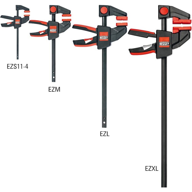BESSEY EZS11-4 Set 2 PCE One Handed Clamp Set (2
