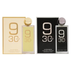 Men's Cologne Bundle - 9:30AM and 9:30PM Spray Perfume Eau de Parfum for Men 100ml/3.4fl.oz. Each