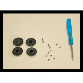 Generic 4 x Rubber Feet foot & screws kit for Apple Macbook Air A1369 A1370 A1466 A1465
