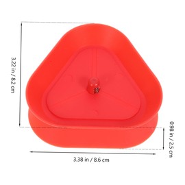 KICHOUSE 12pcs Triangle Shaped Card Holder for Easy for Games Convenient and Stable Design for Boys and Girls Seniors and Adults for Poker and Christmas Games
