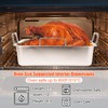 QuliMetal Triple Ply Stainless Cookware 16-inch Roasting Pan Skillet, Rectangular
