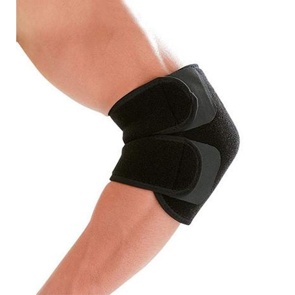 TEKTRUM ONE Size Adjustable Elbow Support - Black