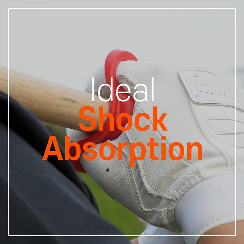 GUARD UP Baseball Thumb Guard, Shock Absorber (Red)