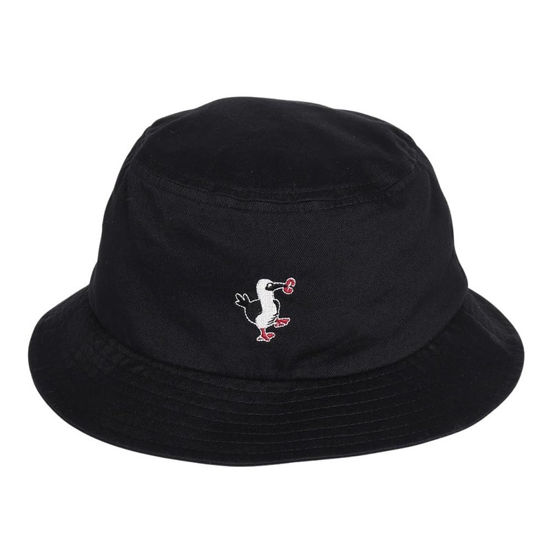 Chums Bucket Hat Embroidery Men's, Black, Free size