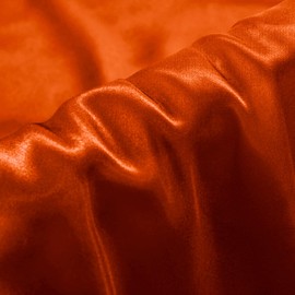 Aormenzy Satin Pillow Cases for Women Queen Size Set of 2, Burnt Orange Satin Pillowcase for Hair with Envelope Closure Silky Pillow Covers Wrinkle, Fade Resistant (20x30 Inches)