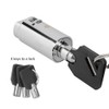 Tubular Cam Lock, 19mm Cylinder Lock with 3 Keys for