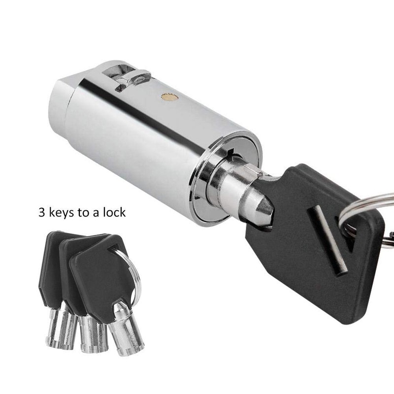 Tubular Cam Lock, 19mm Cylinder Lock with 3 Keys for