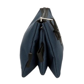 Pepe Jeans Aris Triple Pencil Case, Blue, 22 x 12 x 5 cm, Polyester