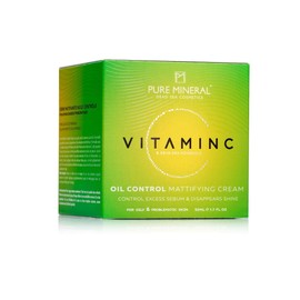 Vitamin C Matting Cream - Oil Control Enriched with Dead Sea Minerals for Oily or Problematic Skin