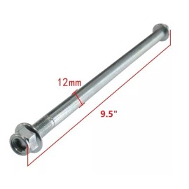 PCC 12mm 9.5" wheel Axle for Pit Dirt Bike ATV