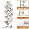 Qupui Tree Book Shelf with LED Lights, 9 Tier Floor