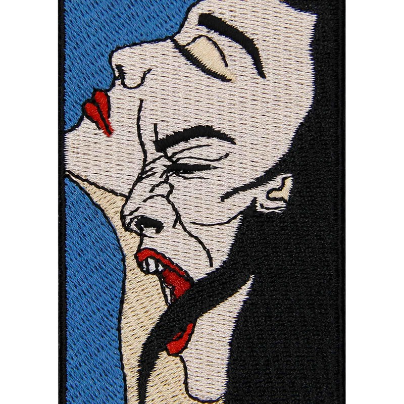 ZEGINs Shouting in Silence Patch Embroidered Applique Badge Iron On