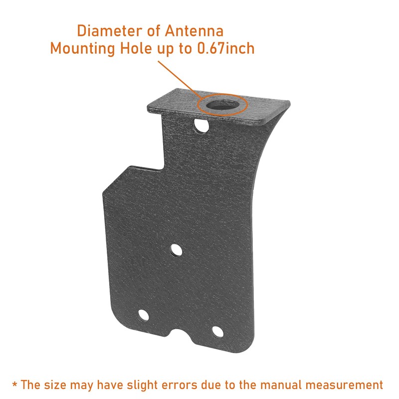 Hooke Road Wrangler TJ Auto CB Antenna Mount Bracket Holder