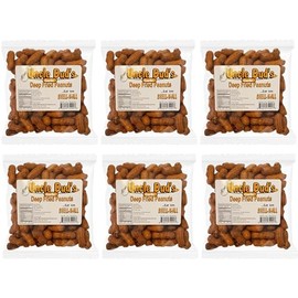 Deep Fried Peanuts -Eat em Shell & All! (Garlic) 6 PACK