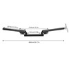 Tomotato Motorcycle Handlebar 22 mm, Universal Adjustable Scooter Handlebar for