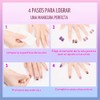 Townley Girl 36 uñas postizas de Ositos Amorosos para niñas