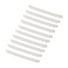 10Pcs Binding Spines Plastic Comb Spiral Coil 26 Holes 100