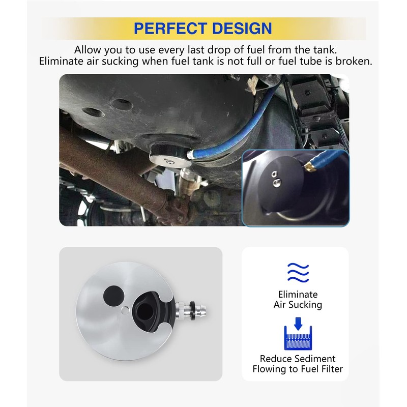 Diesel Fuel Tank Sump Kit Gas for FASS Airdog Fuelab