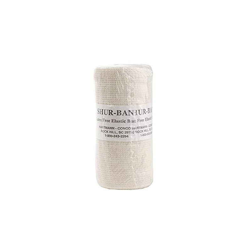 Hartmann Shur-Band Self-Closure Elastic Bandage, 4" x 10 yd, Individual