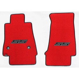Lloyd Mats NEW! RED Carpet Floor Mats 2016 - 2024 Camaro Embroidered Black SS Logo ULTIMAT