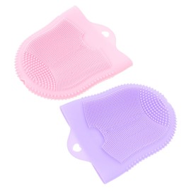 OHPHCALL Facial Skin Scrubber 2 Pack Face Cleansing Brush for Women Men Deep Cleaning Face Wash Tool Massage Action