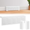 Gandeer 2 Ft Baseboard Heater Cover with Left and Right