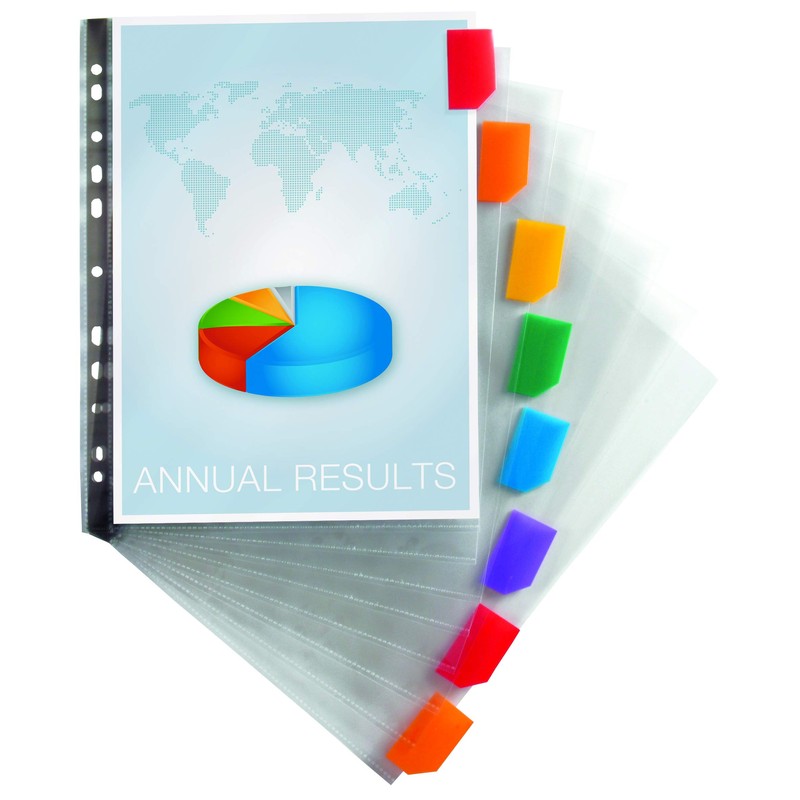 Viquel - 8 x A4 Maxi - Rainbow Class Dividers