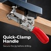 35mm Concealed Cabinet Hinge Drilling Jig with Adjustable Edge Guide,
