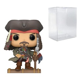 POP! Movies: Pirates of The Caribbean - Jack Sparrow (Opening) #1482 Specialty Series Bundled with Compatible Box Protector Case