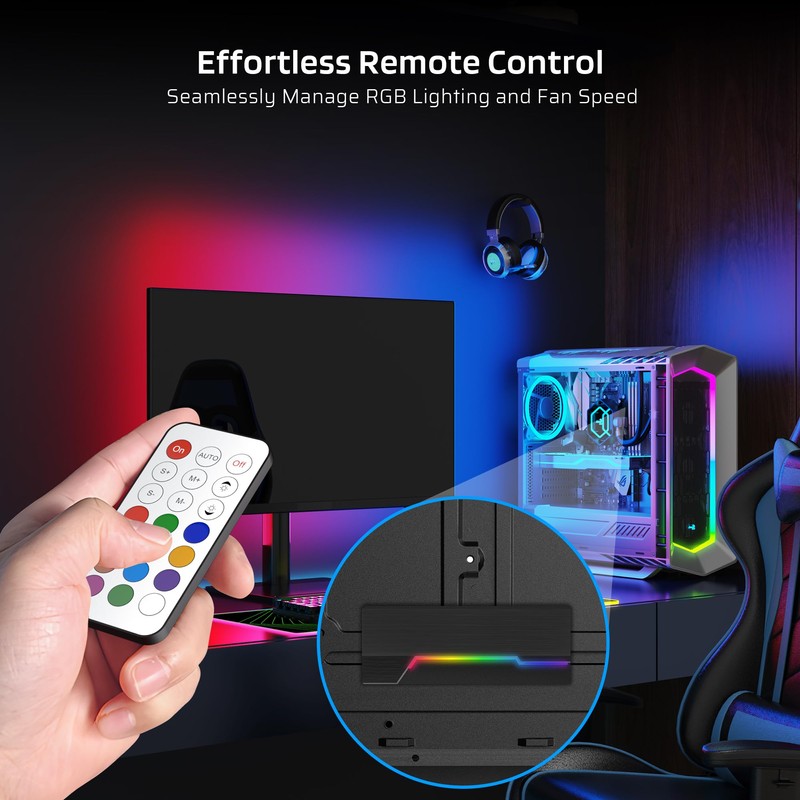 LTC ARGB PMW Controller Hub with Remote, 12 ARGB 10