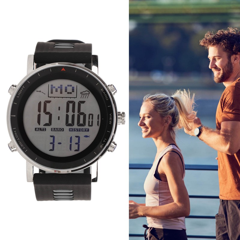 Fishing Watch Altimeter Barometer Thermometer Waterproof Multifunctional Outdoor Sports Watch