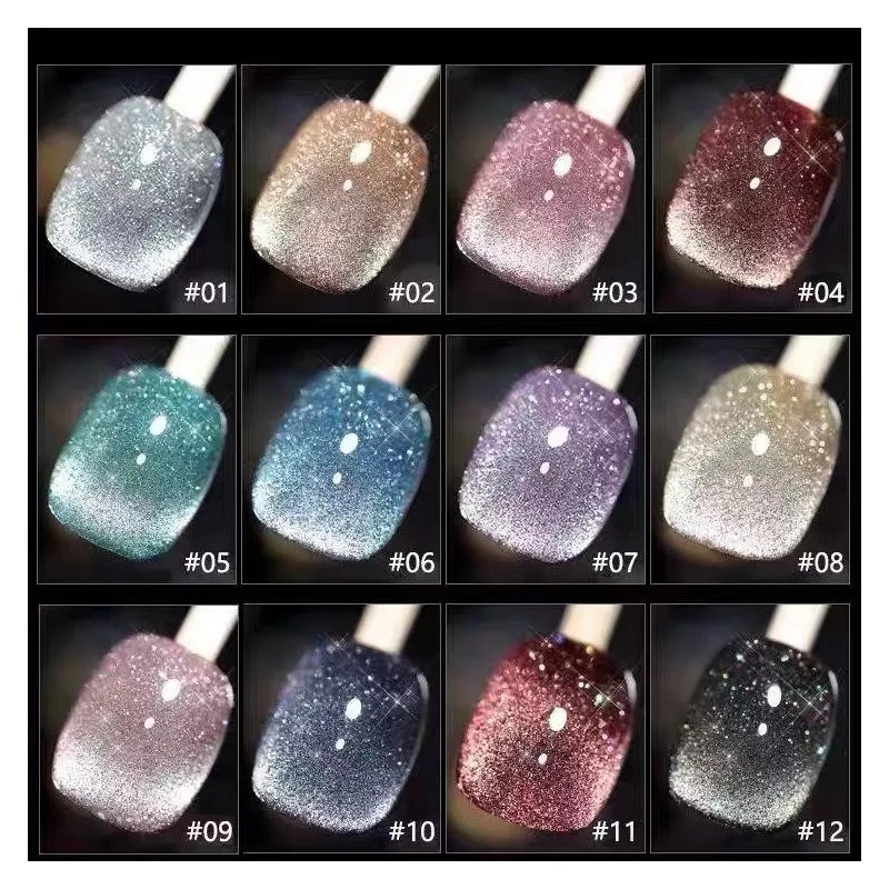 Brillo Reflectante 9d Esmalte Ojo Gato Gel Ojo Gato Diamante