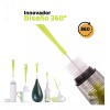 axie Set 5 Cepillo Limpieza Botellas Vasos Biberones Popotes