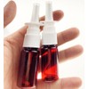 ericotry 12PCS 20ml Refillable Amber Plastic Fine Mist Nasal Spray