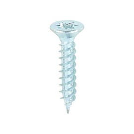 TIMCO 00634CWZ Twin-Threaded Woodscrews - PZ Double Countersunk, Zinc Plated, 3.5 x 20mm, Set of 200 Pieces