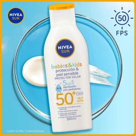 Nivea Babies & Kids Protector Fps50 Solar Piel Sensible 200g