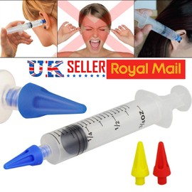Wolvex Ear Wax Remover Syringe Kit with 3 x Soft Quad-Stream Ear Wax Removal Tips - Reusable Ear Wax Remover - Improves Hearing and Ear Health Naturally - Professional Ear Wax Remover for Home Use