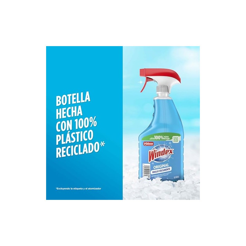 Windex Limpiador de Vidrios Atomizador 640 ml