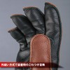Nankai Parts 51RG005B-L Motorcycle Coplane Leather Gloves Brown Size L