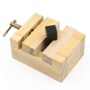 Lyguy Vise, Wood Flat Vise Mini Clamp-on Bench Vise Flat